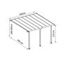 Voir la diapositive 2 : Palram Pergola 12.5m² gris anthracite - 704217