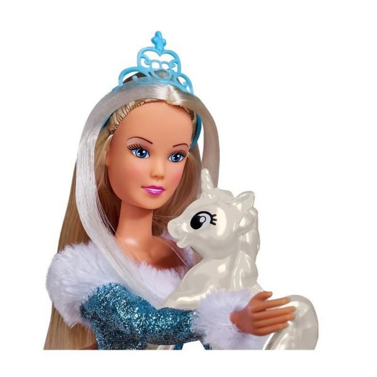 SILVERTORN Poupée Silvertorn Robe Bleue Scintillante