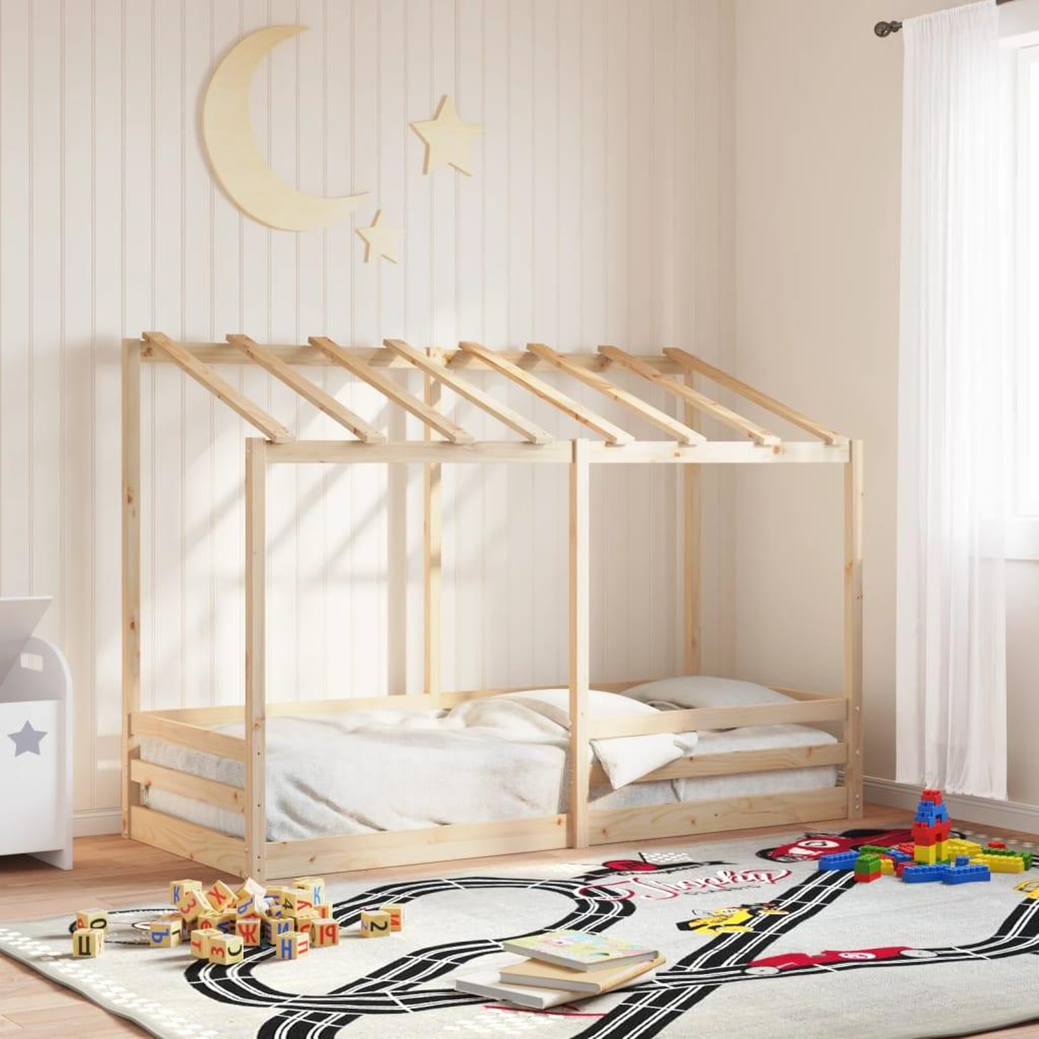 VIDAXL Lit pour enfants sans matelas 90x190 cm bois pin massif