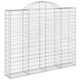 Voir la diapositive 3 : VIDAXL Paniers a gabions arques 6 pcs 200x30x160/180 cm Fer galvanise