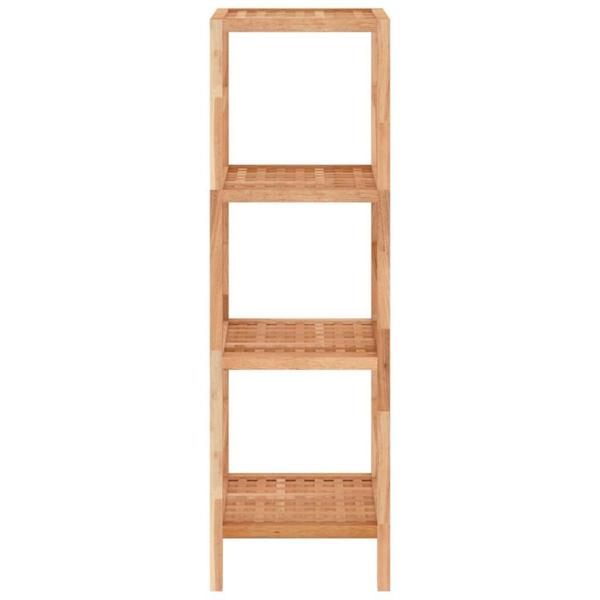 VIDAXL Etagere de salle de bain 35,5x35,5x112,5cm Bois massif de noyer