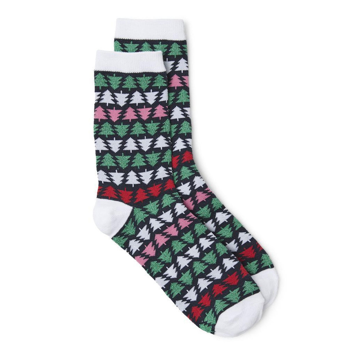 Vero Moda Chaussettes Vertes/Noires Femme Vero Moda Sapin