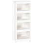 Voir la diapositive 2 : VIDAXL Bibliotheque Blanc 50x35x125,5 cm Bois de pin massif