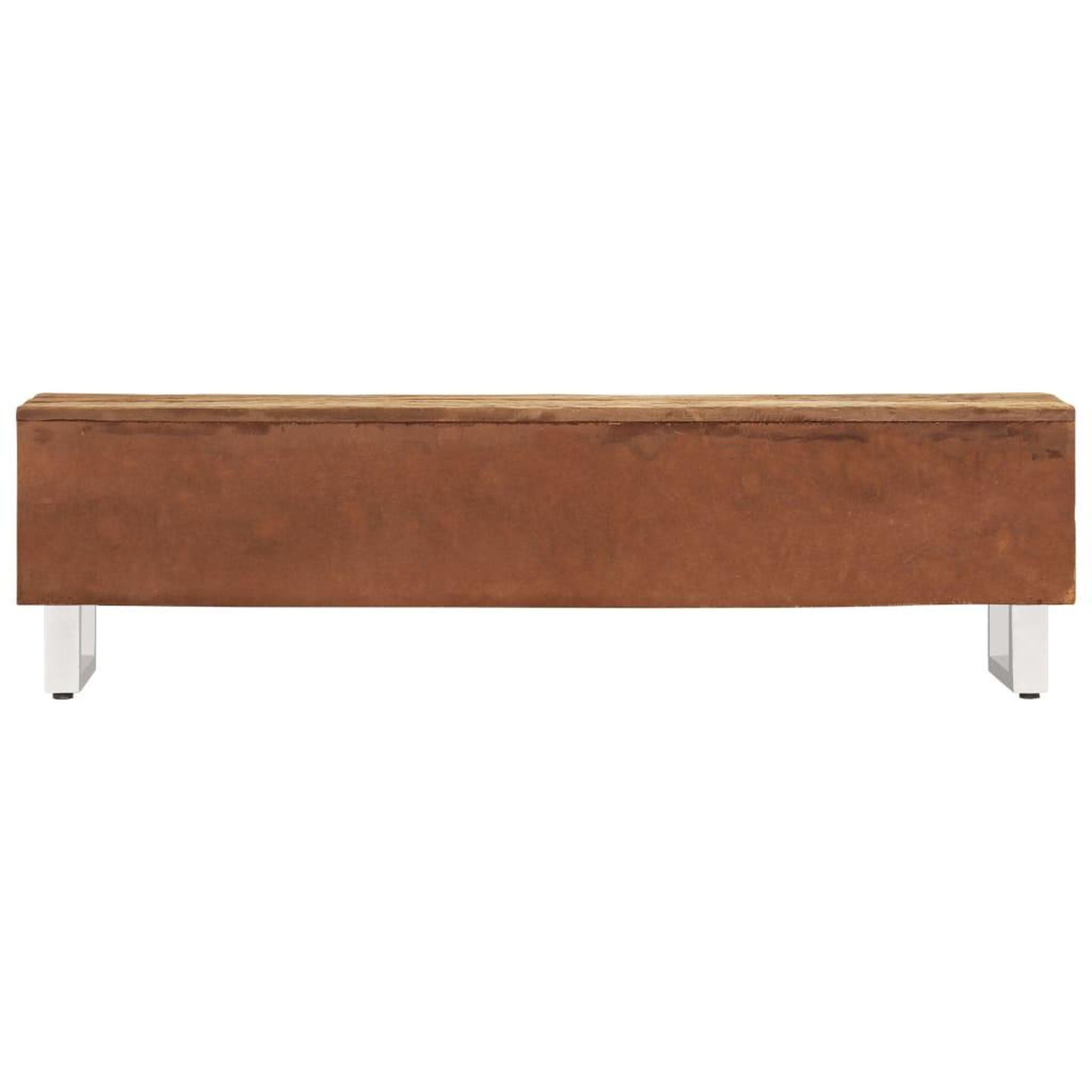Voir la diapositive 4 : VIDAXL Meuble TV Bois de recuperation massif 140x30x40 cm
