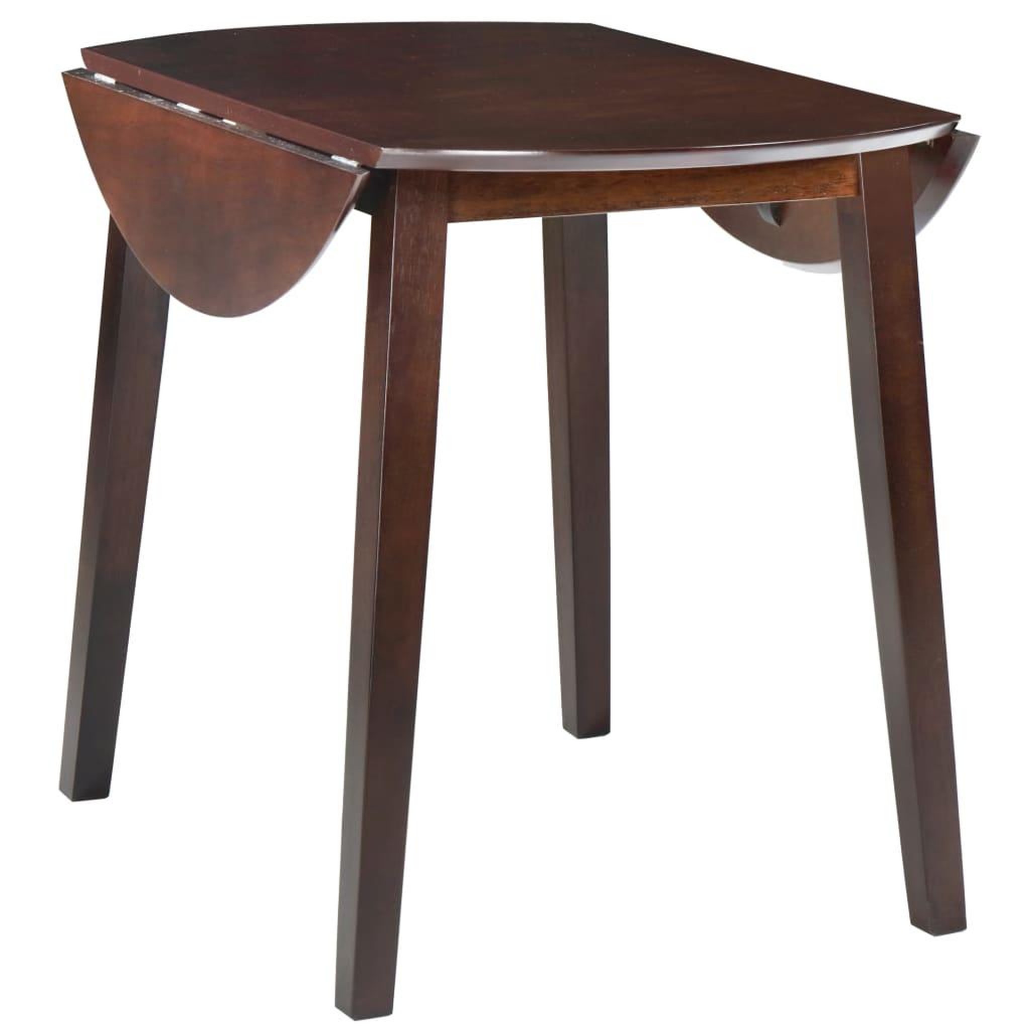 Voir la diapositive 2 : VIDAXL Table de salle a manger ronde a abattant MDF Marron