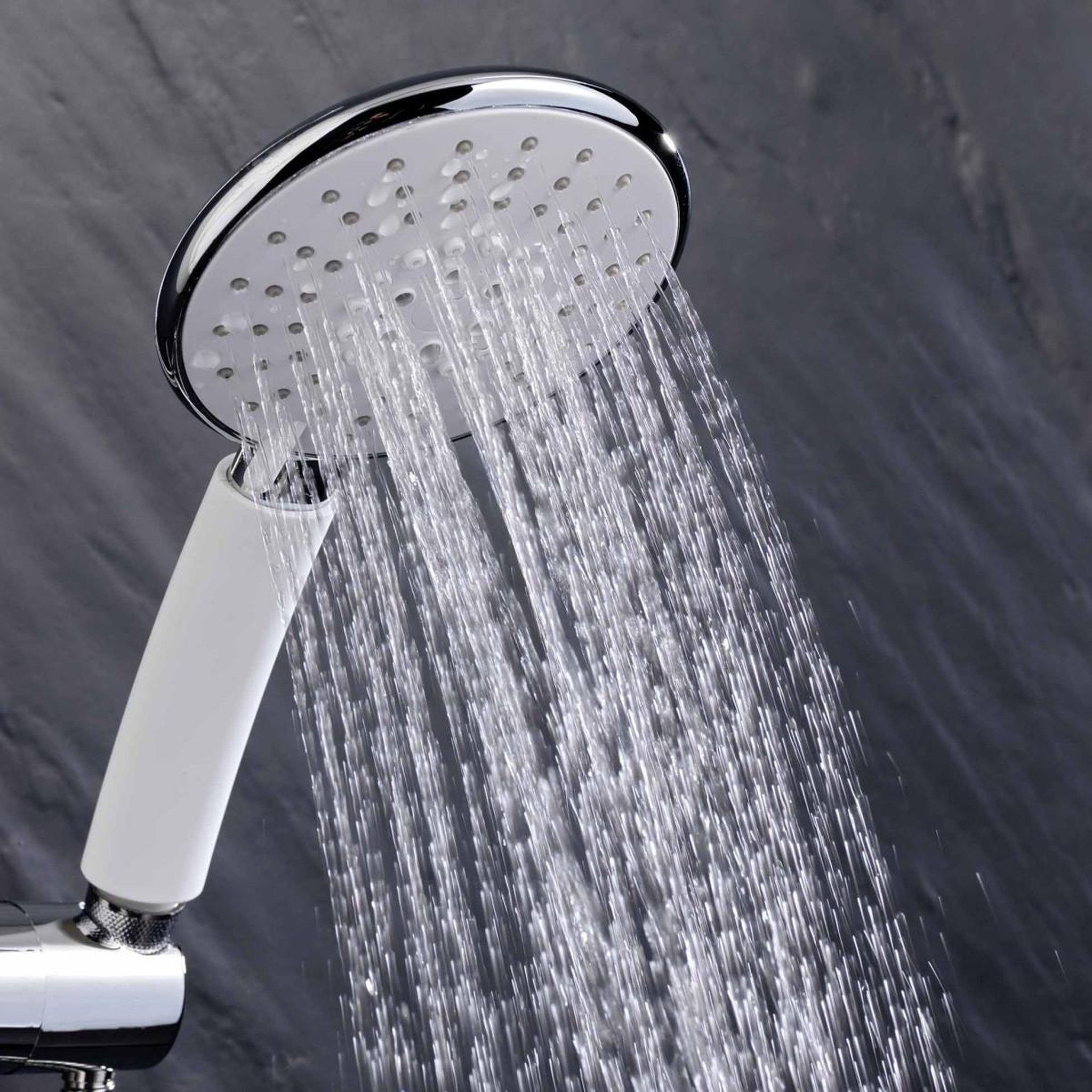 Voir la diapositive 5 : Douceur d'Intérieur Pommeau de Douche 5 Fonctions  Hydro  22cm Chrome