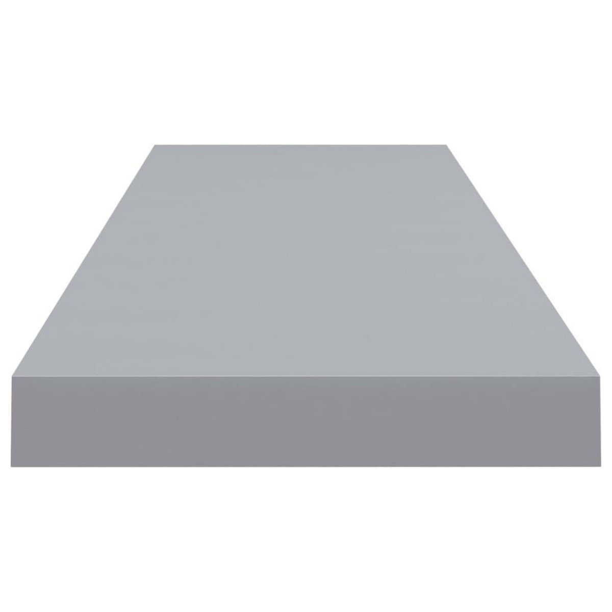 VIDAXL Etagere murale flottante gris 90x23,5x3,8 cm MDF