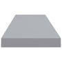 Voir la diapositive 5 : VIDAXL Etagere murale flottante gris 90x23,5x3,8 cm MDF