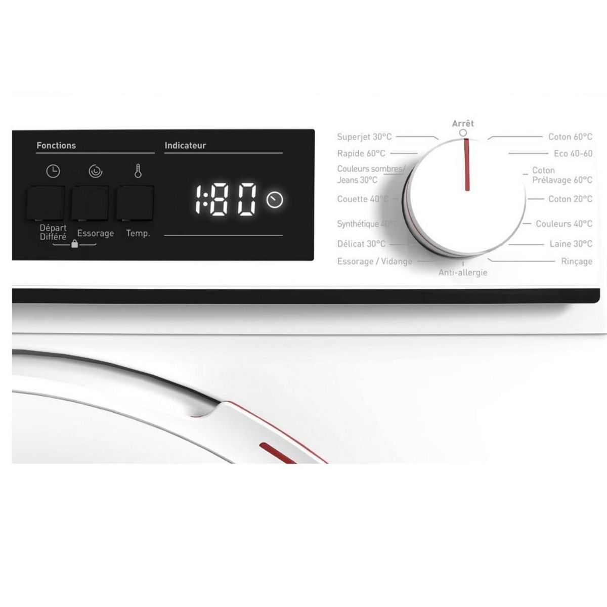 Sharp Lave-linge hublot 10kg 1400 tours/min - ESNFA014DWNA