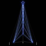 VIDAXL Guirlande de sapin de Noël 615 LED bleu 404,5 cm