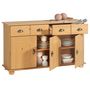 Voir la diapositive 2 : IDIMEX Buffet COLMAR en pin massif, 2 tiroirs et 3 portes