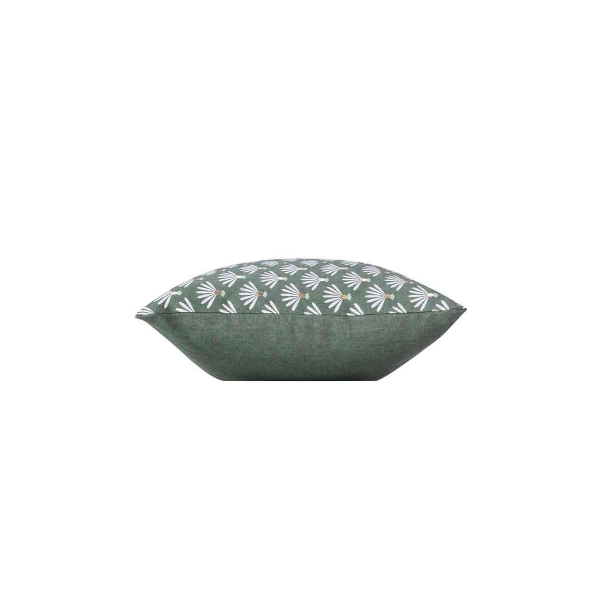 Voir la diapositive 2 : Douceur d'Intérieur Housse de coussin  joelie  30x50cm vert & or