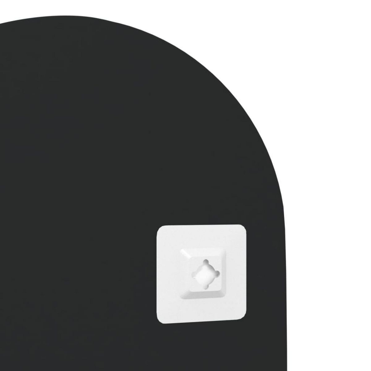 VIDAXL Miroir mural 30x70 cm Verre Ovale