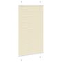 Voir la diapositive 3 : VIDAXL Store plisse creme 80x100 cm largeur du tissu 79,4 cm polyester