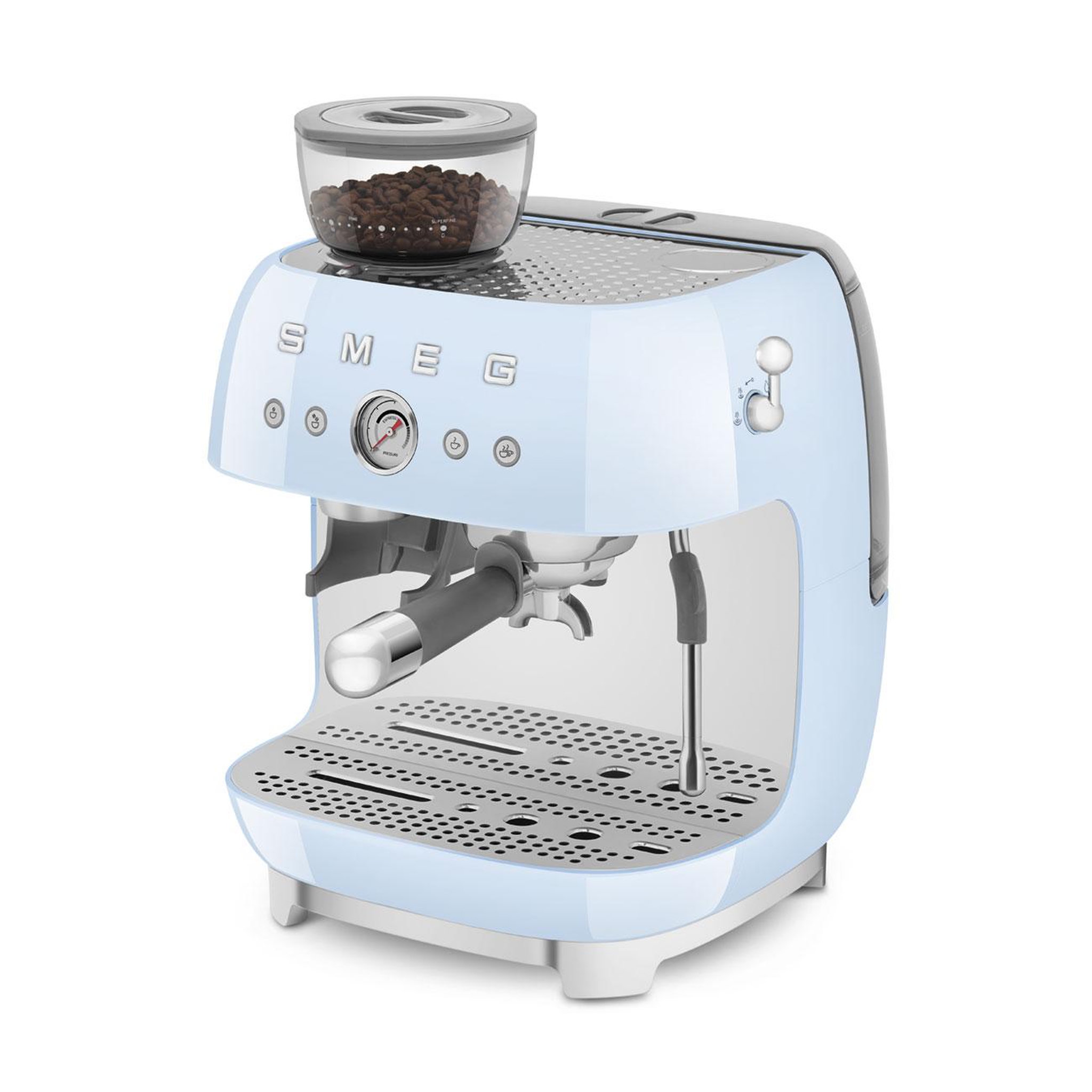 Voir la diapositive 6 : SMEG Expresso broyeur egf03pbeu