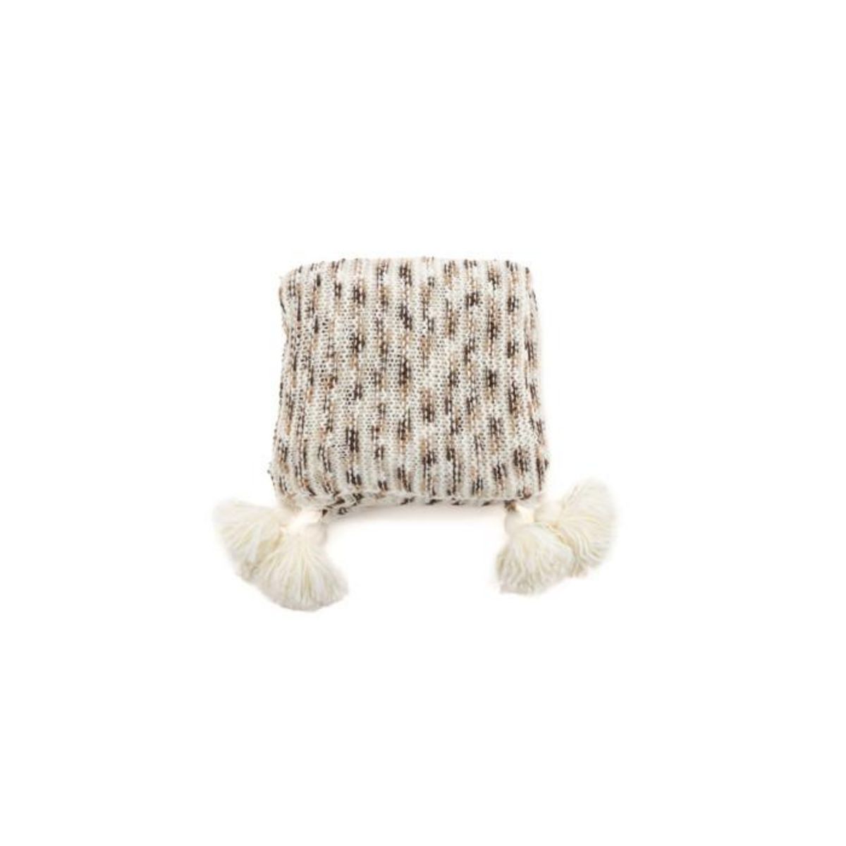 Paris Prix Plaid Avec Pompons  Unny  130x170cm Marron