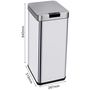 Voir la diapositive 2 : Kitchen move Poubelle automatique 50l inox - bat-d750