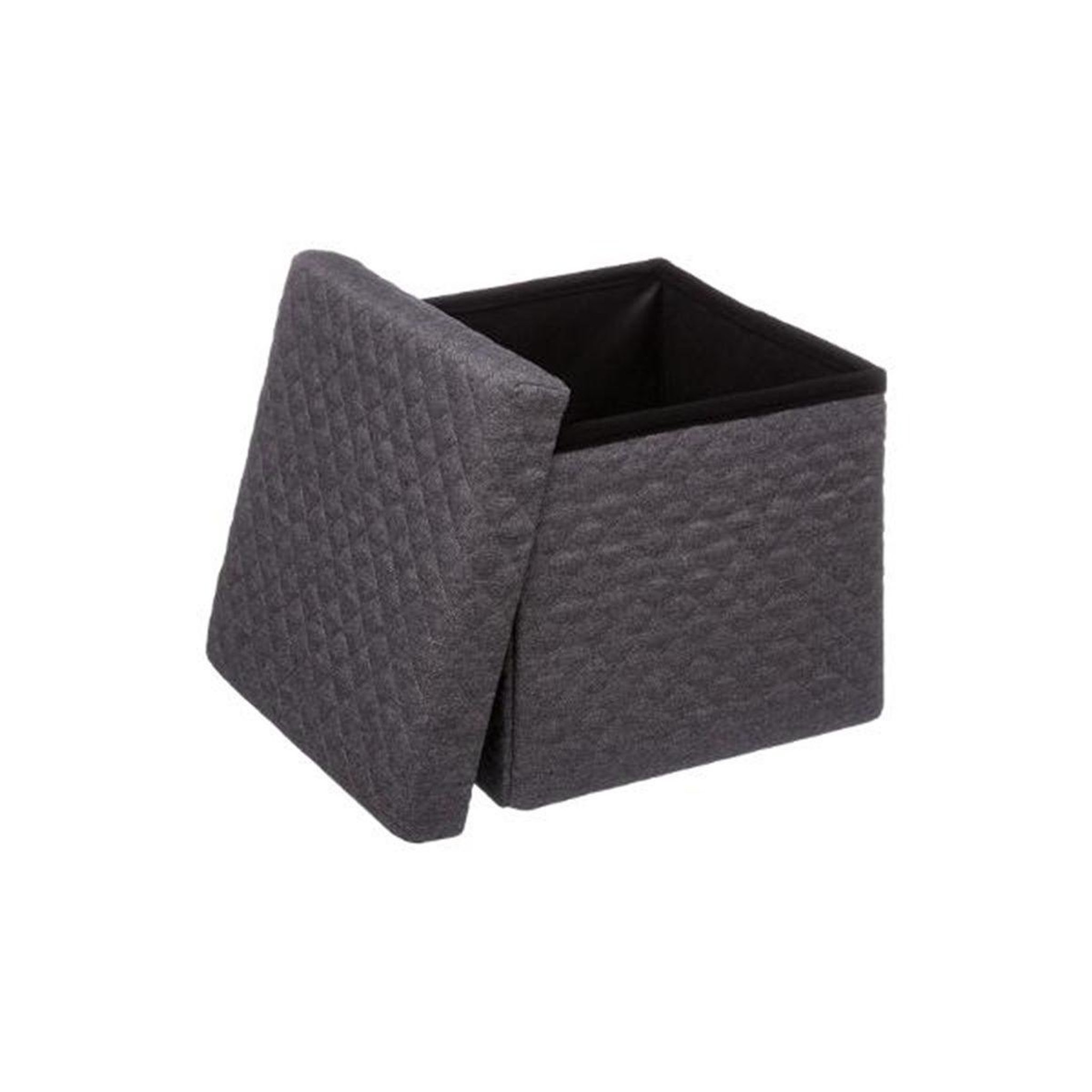 Voir la diapositive 2 : FIVE Pouf carré design  mix n'modul  31cm gris foncé