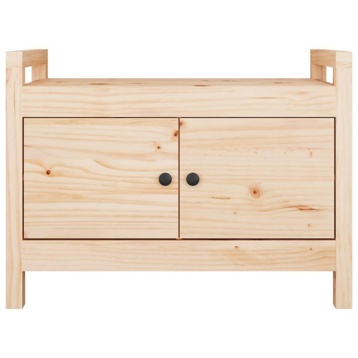 VIDAXL Banc d'entree 80x40x60 cm Bois de pin massif