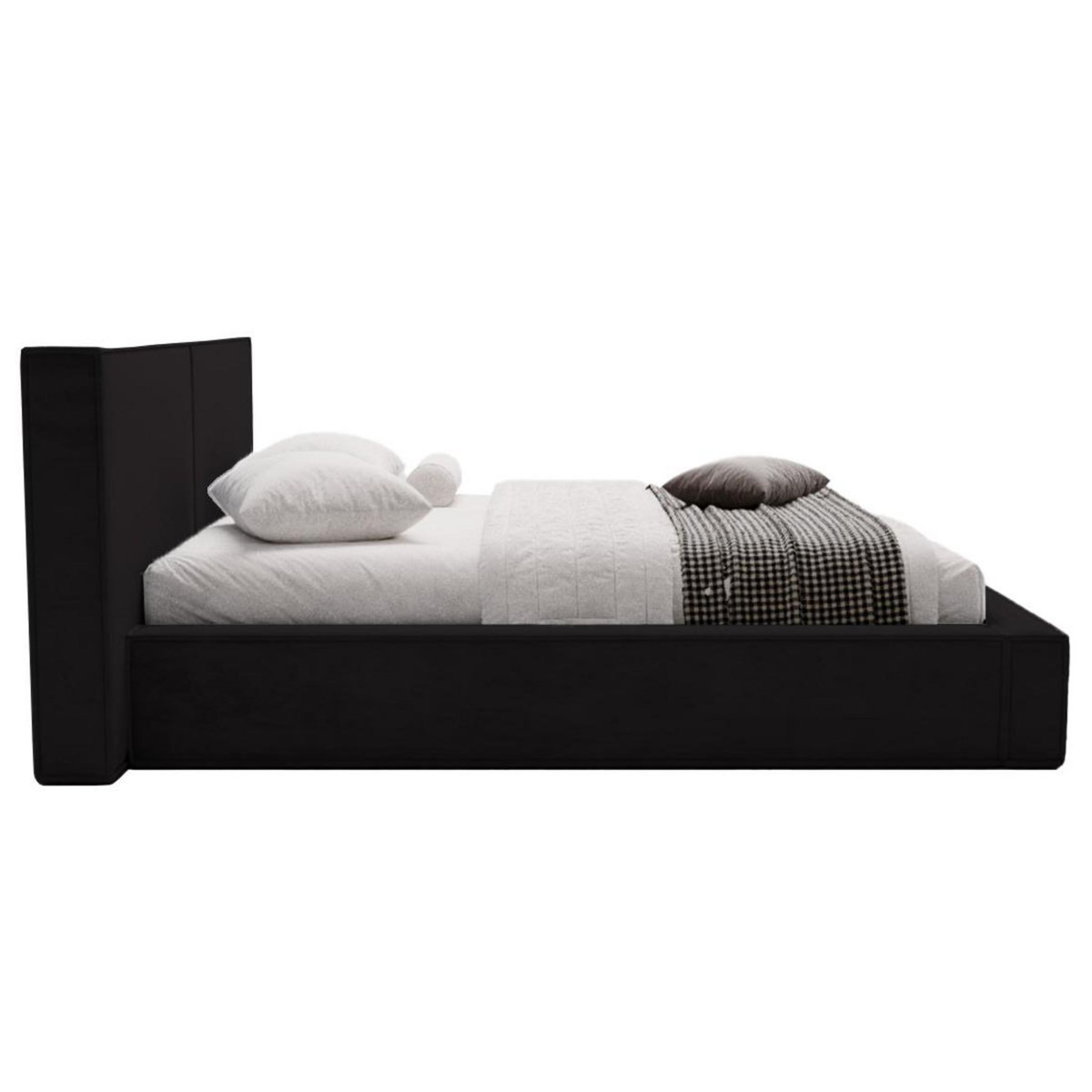 BEST MOBILIER Eros - lit coffre - 180x200 cm - sommier inclus - en velours