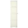 Voir la diapositive 3 : VIDAXL Armoire plastique 40x43x164 cm design bois glace a la vanille