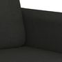Voir la diapositive 5 : VIDAXL Ensemble de canapes 2 pcs avec coussins Noir Tissu