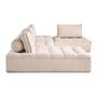 Voir la diapositive 4 : BEST MOBILIER Marisol - canapé panoramique modulable 7 places - velours texturé