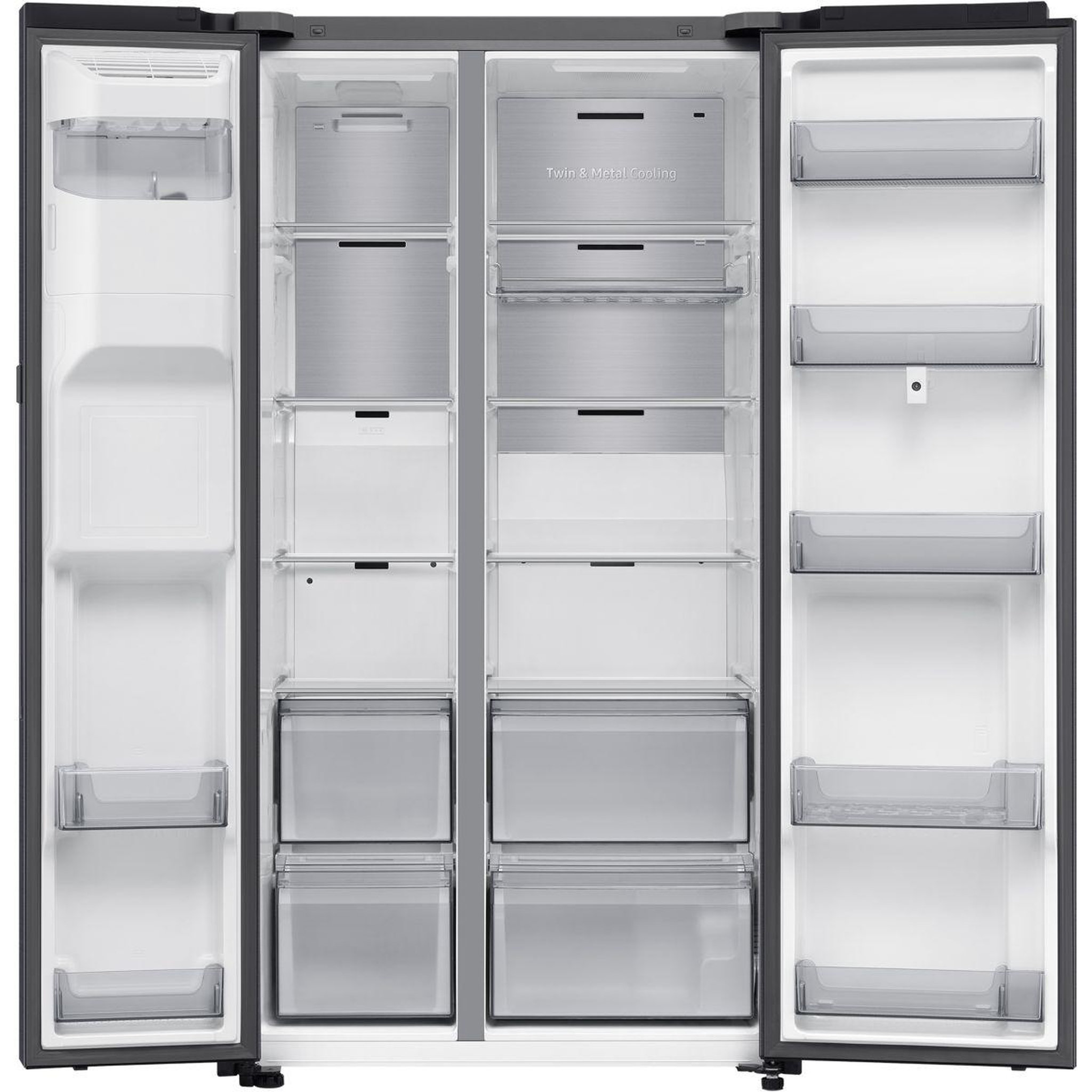 Voir la diapositive 4 : Samsung Réfrigérateur américain rs90f66befef bespoke ai family