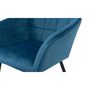 Voir la diapositive 4 : Lot de 2 fauteuils en velours pieds métal LINDA