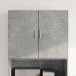 VIDAXL Armoire murale gris beton 80x42,5x64 cm bois d'ingenierie