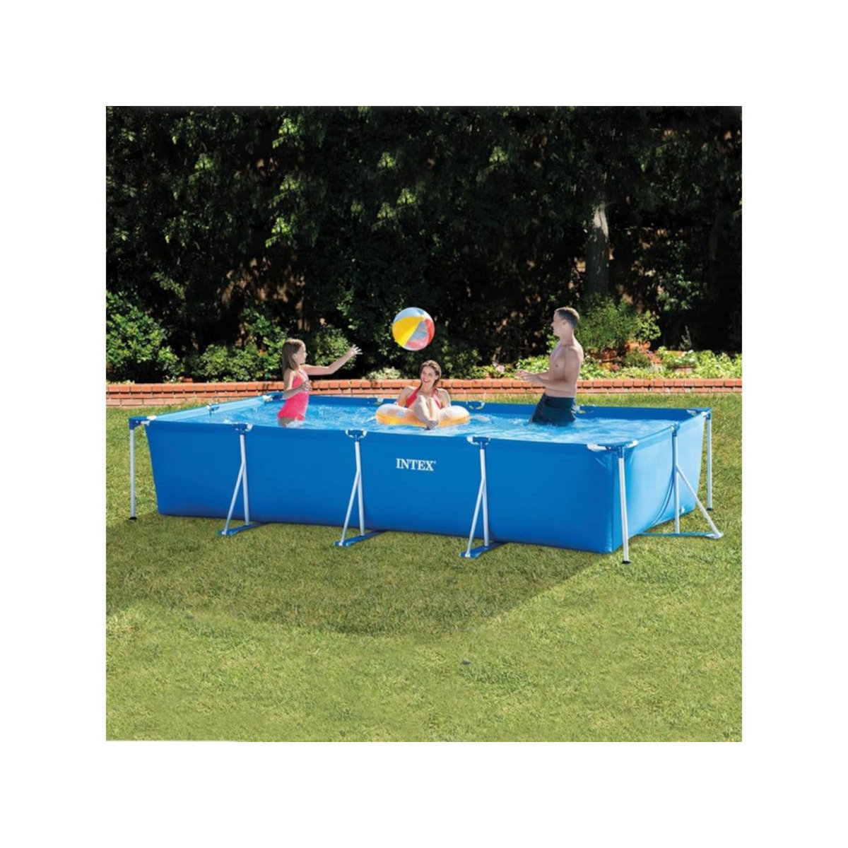 INTEX Piscine tubulaire rectangulaire 4,50 x 2,20 x 0,84 m - Intex