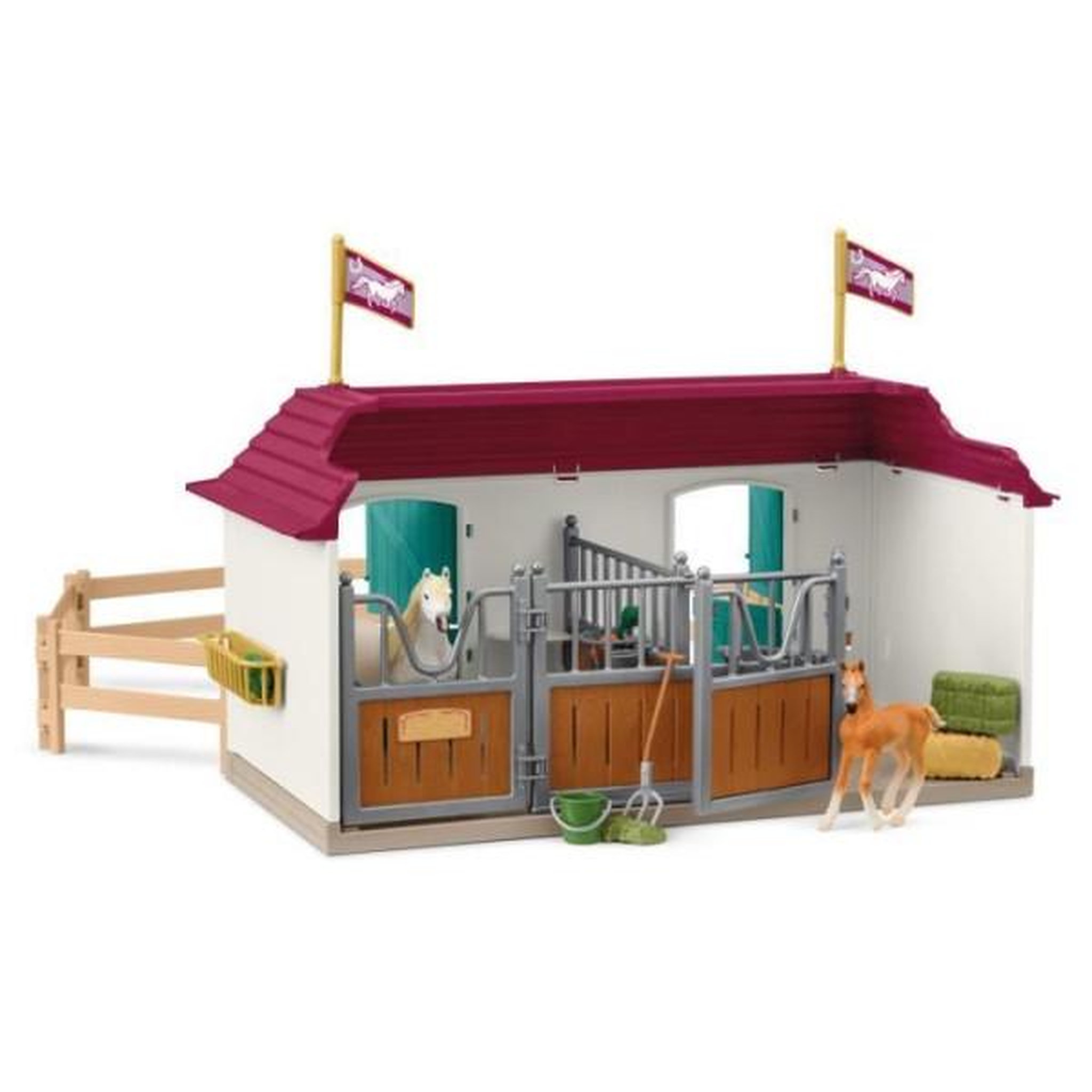 Voir la diapositive 4 : Schleich Coffret Grand centre équestre de Lakeside, SCHLEICH 42706, Horse Club, Des 4 ans