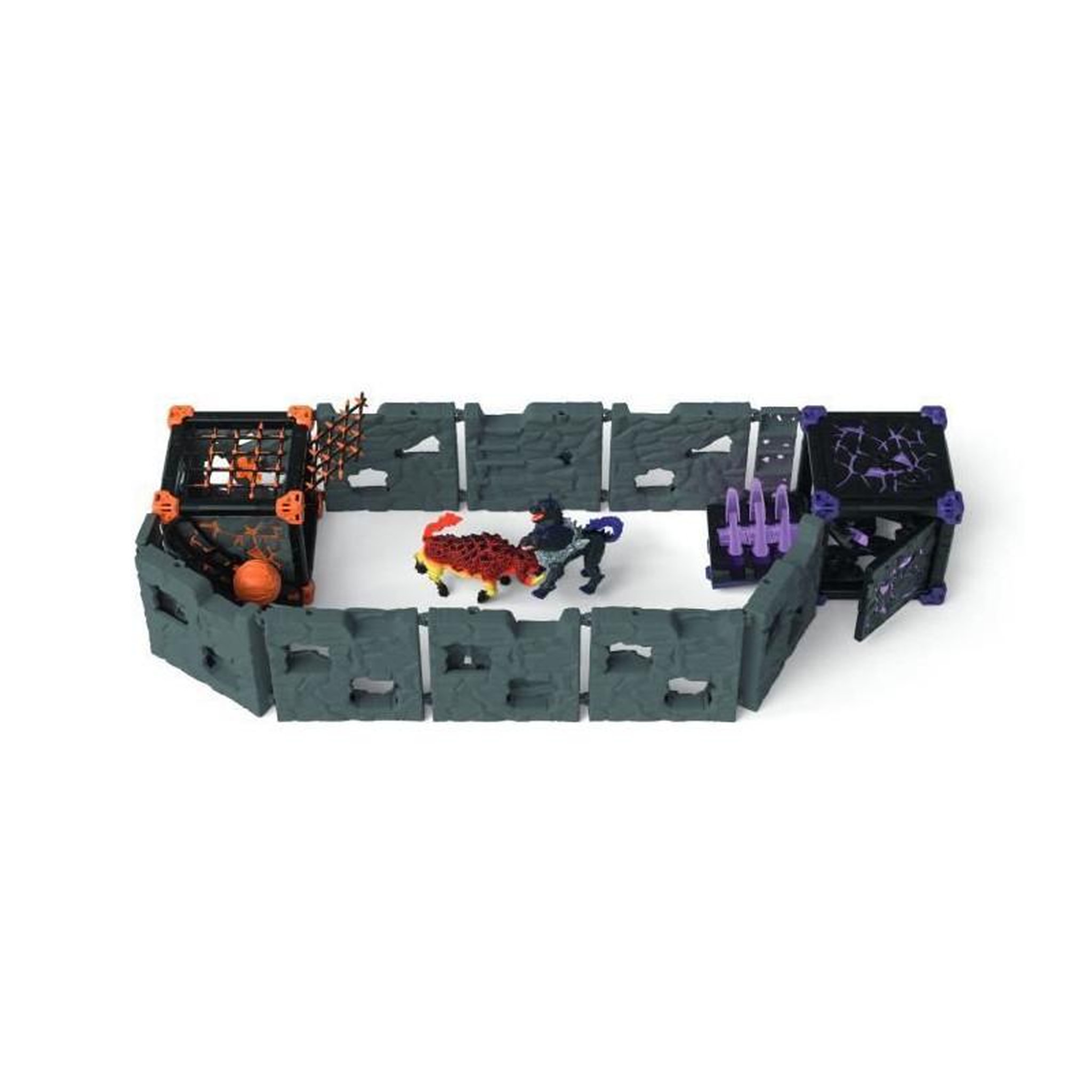 Voir la diapositive 3 : Schleich BattleCave Arena: Lave vs Ténebres, arene de combat pour figurines Eldrador, SCHLEICH 42673 Eldrador Creatures, des 7 ans
