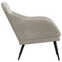Voir la diapositive 4 : VIDAXL Fauteuil Gris clair 63x76x80 cm Velours
