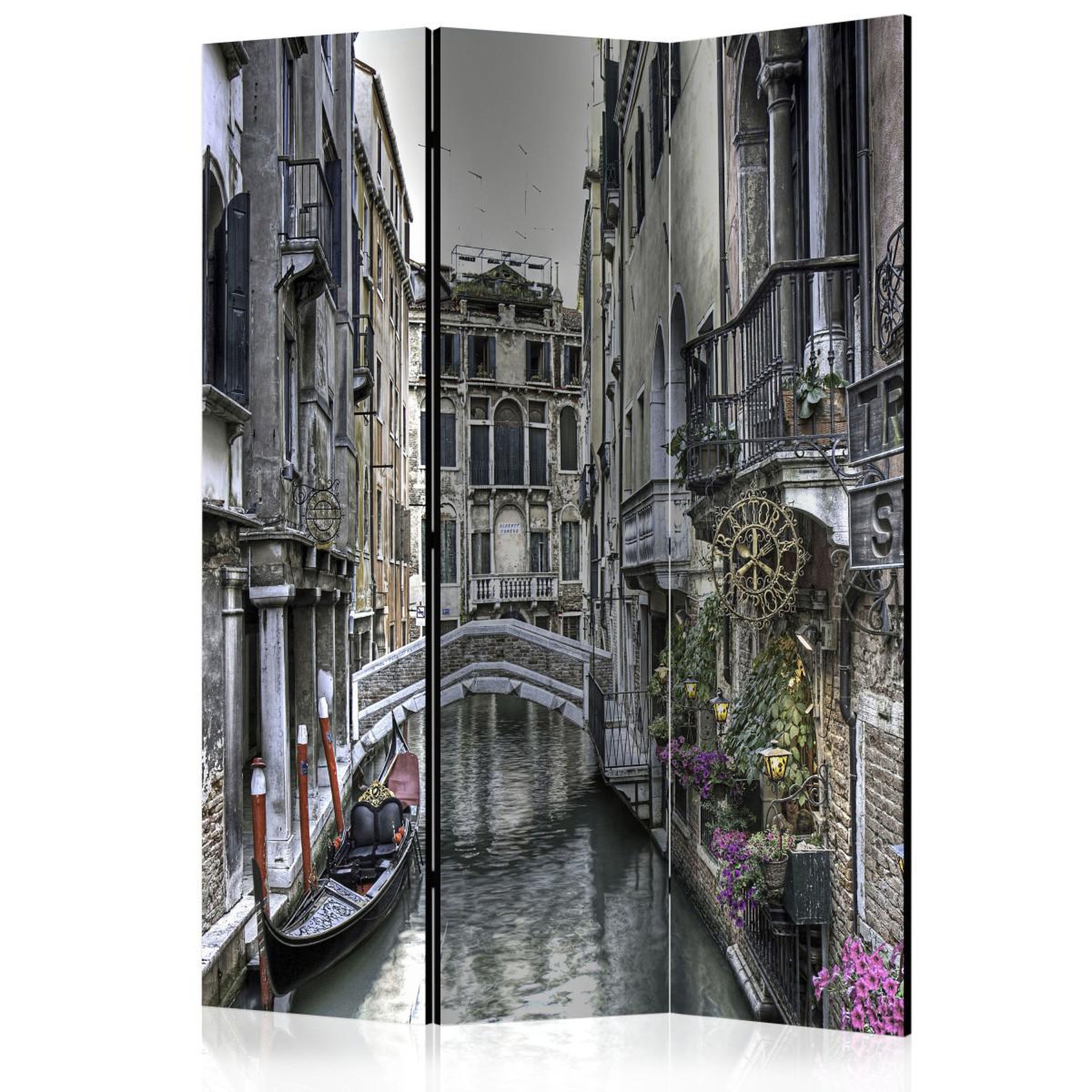 Paris Prix Paravent 3 volets  romantic venice  135x172cm