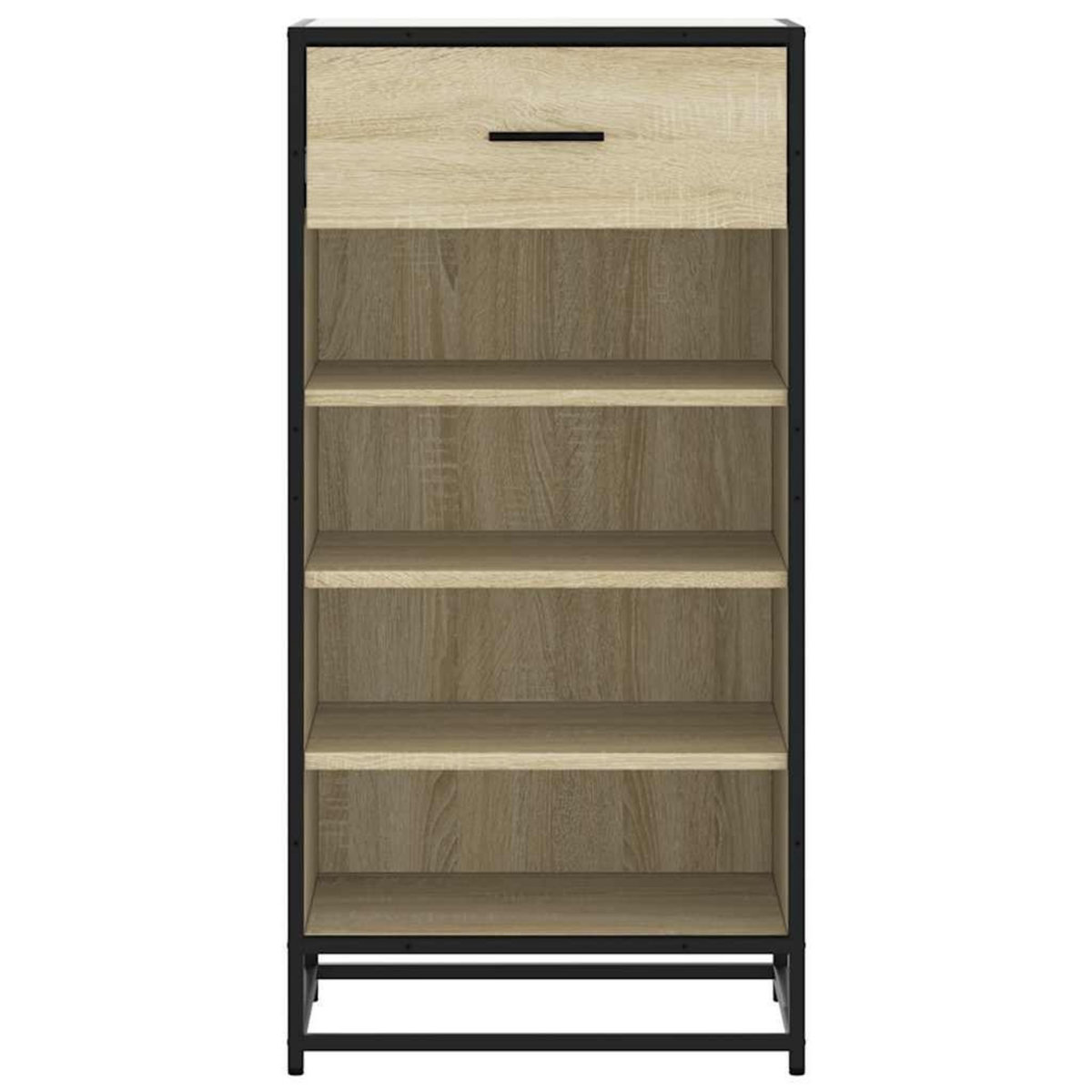 VIDAXL Etagere a chaussures chene sonoma 48x38x97,5 cm bois ingenierie