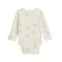 Voir la diapositive 4 : Petit Béguin Lot de 2 bodies bébé manches longues ouverture croisée Envolée de bisous
