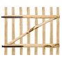 Voir la diapositive 2 : VIDAXL Portillon simple de cloture Bois de noisetier 100x90 cm