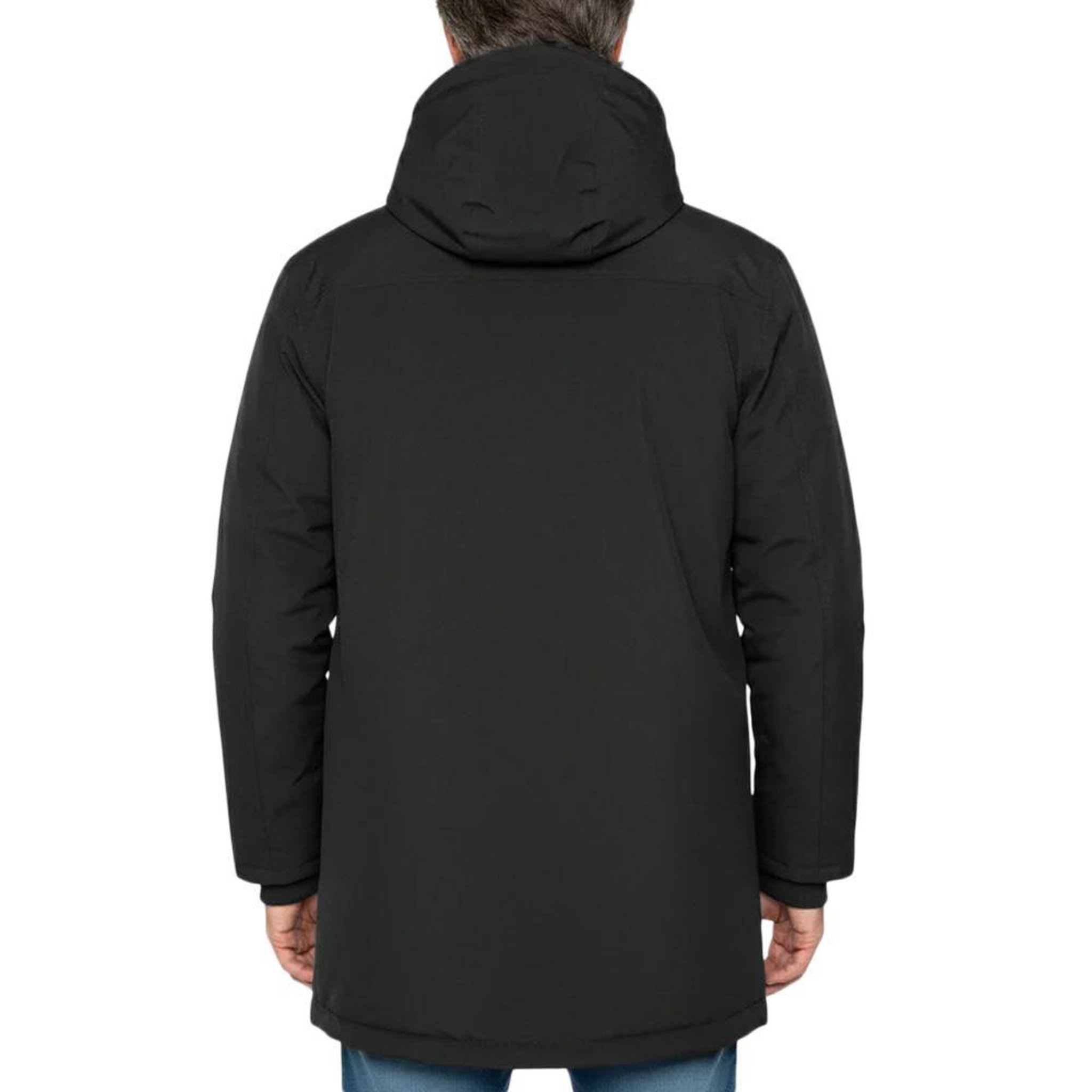 Voir la diapositive 2 : Schott Parkas Noir Homme Schott Parka Fixe Doublee Sherpa