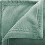 Voir la diapositive 2 : ATMOSPHERA Plaid en Flanelle Uni  Ollis  130x180cm Vert Céladon