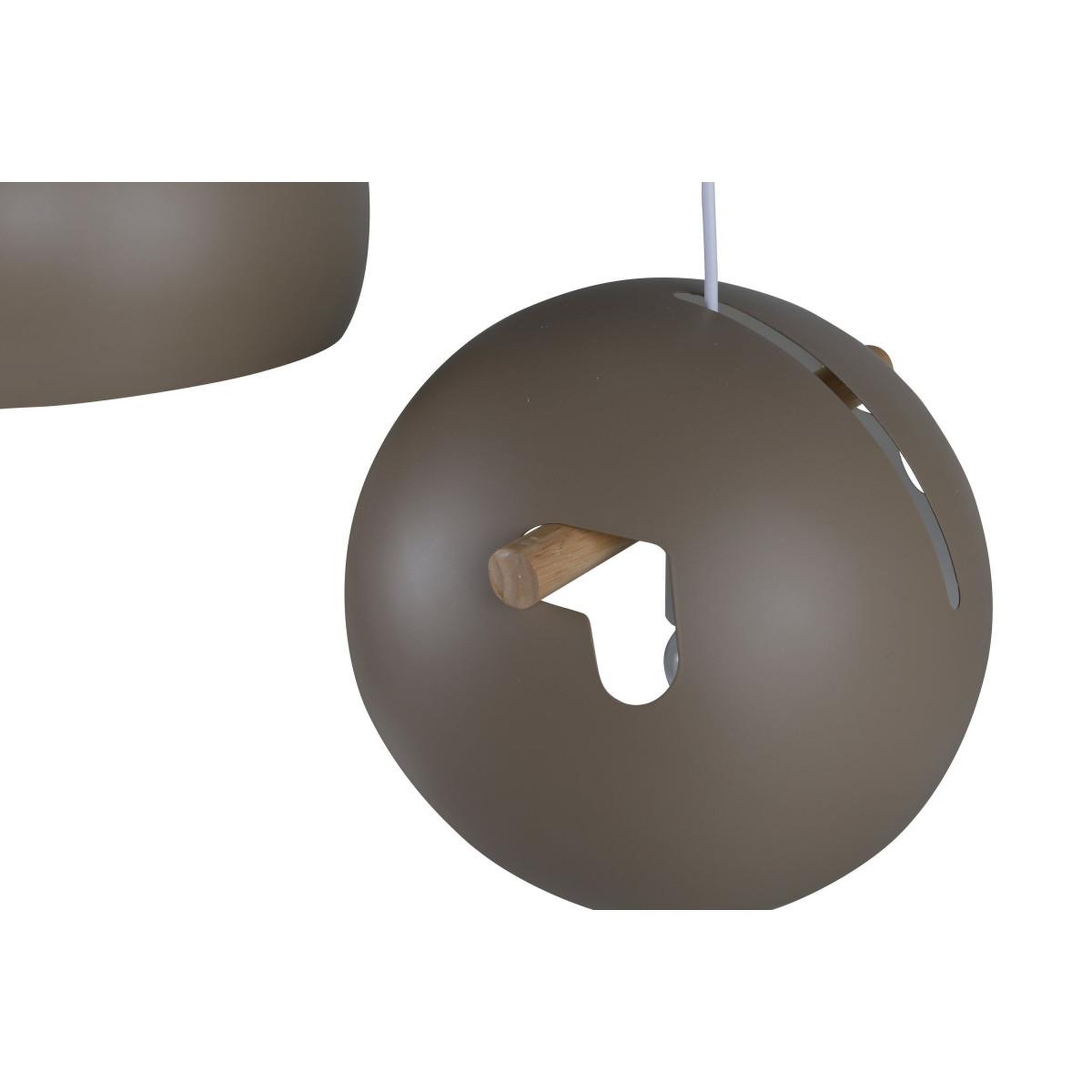 Voir la diapositive 4 : Paris Prix Lampe suspension design 3 lampes  tubbie  73cm marron