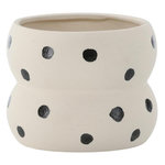 Paris Prix Pot Déco en Céramique  Dapne  16cm Blanc & Noir