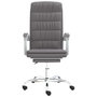 Voir la diapositive 3 : VIDAXL Fauteuil inclinable de bureau Gris Similicuir