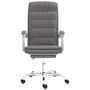 Voir la diapositive 3 : VIDAXL Fauteuil inclinable de bureau Gris Similicuir