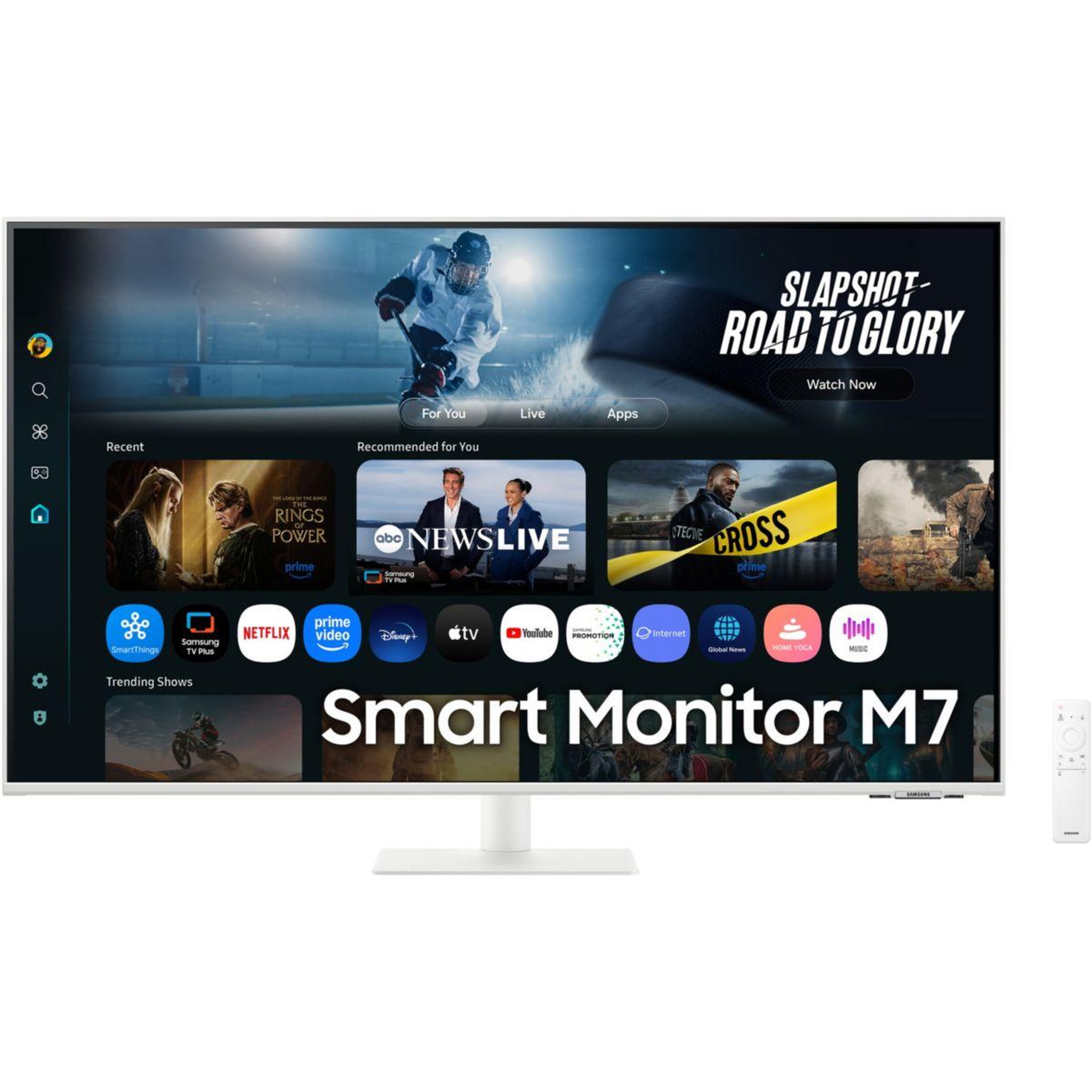Voir la diapositive 2 : Samsung Ecran PC 4K Smart Monitor M70F 32'' VA