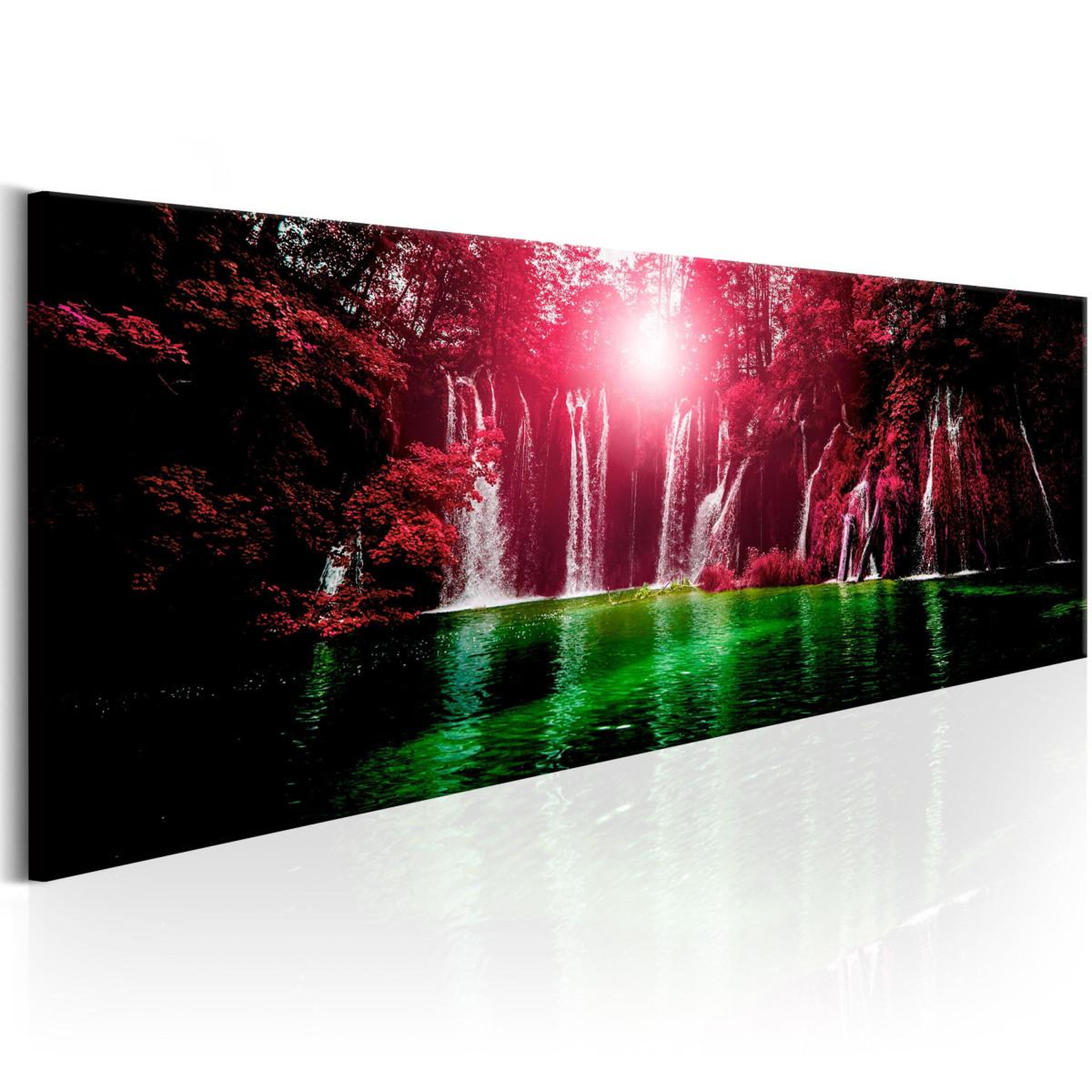 Paris Prix Tableau imprimé  ruby waterfalls. Coloris disponibles : Multicolore