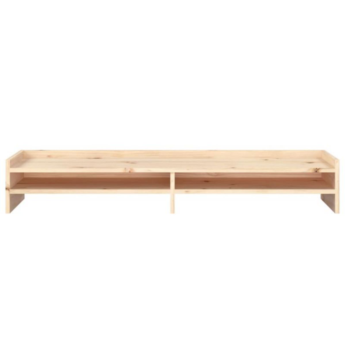 VIDAXL Support pour moniteur 100x24x16 cm Bois de pin solide