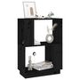 Voir la diapositive 4 : VIDAXL Bibliotheque/Separateur de piece Noir 51x25x70 cm Pin solide