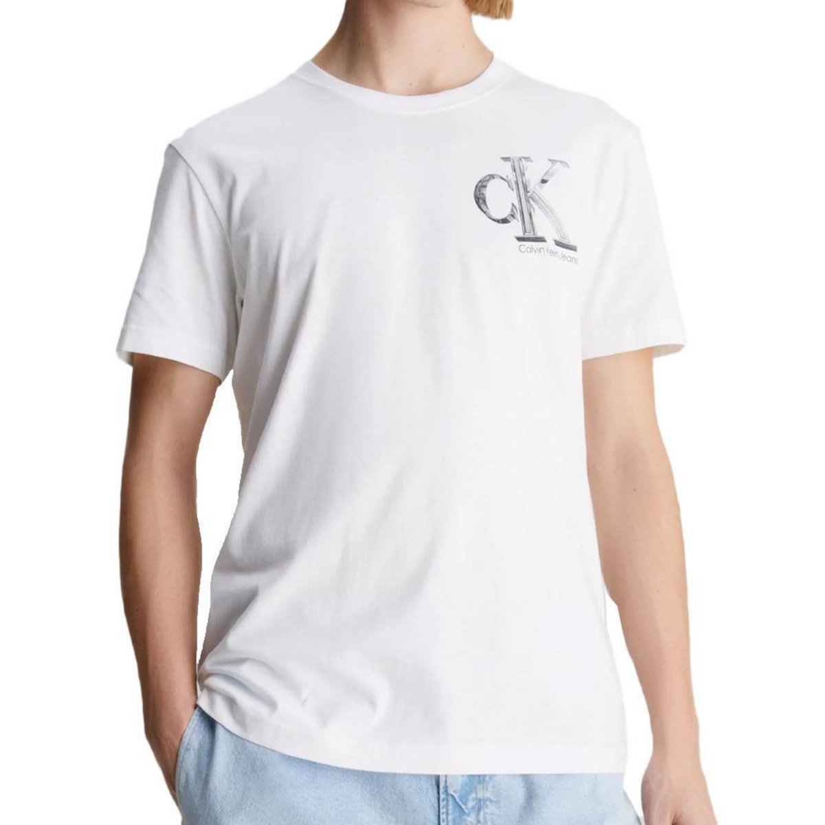 CALVIN KLEIN JEANS T shirt  Homme Calvin Klein Jeans Meta Monogram