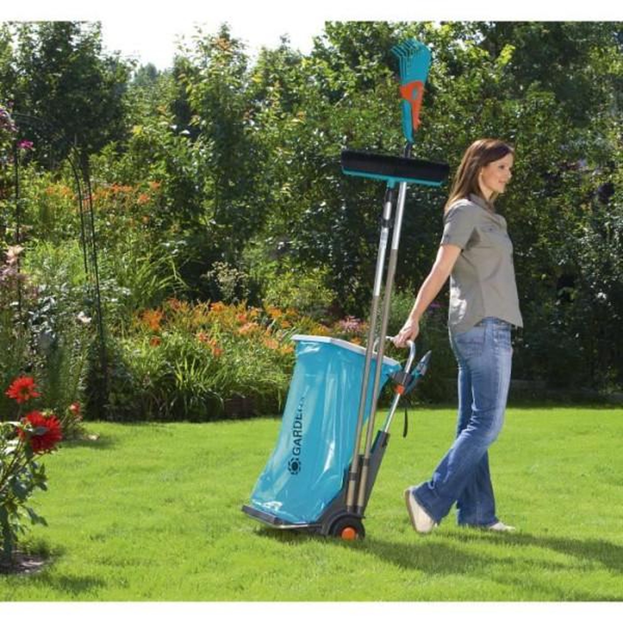 Voir la diapositive 3 : Gardena GARDENA Chariot de jardin multifonctionnel 70 kg 232-20
